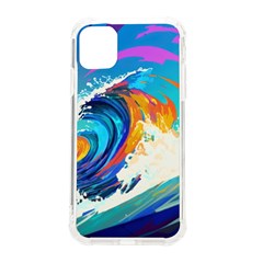 Tsunami Waves Ocean Sea Nautical Nature Water Art Iphone 11 Tpu Uv Print Case