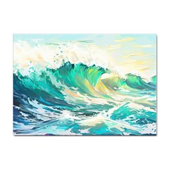 Waves Ocean Sea Tsunami Nautical 90 Sticker A4 (10 Pack) by Jancukart