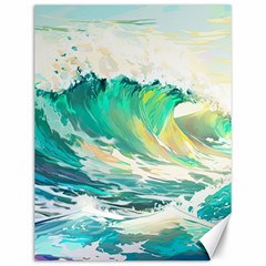 Waves Ocean Sea Tsunami Nautical 90 Canvas 12  X 16  by Jancukart