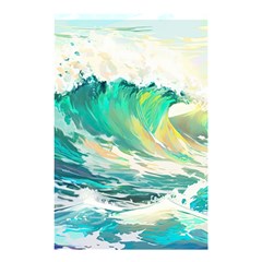 Waves Ocean Sea Tsunami Nautical 90 Shower Curtain 48  X 72  (small)  by Jancukart