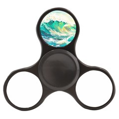 Waves Ocean Sea Tsunami Nautical 90 Finger Spinner by Jancukart