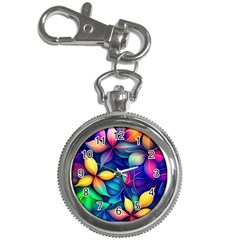 Ai Generated Artwork Leaves Nature Pattern Key Chain Watches