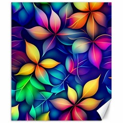 Ai Generated Artwork Leaves Nature Pattern Canvas 20  X 24 