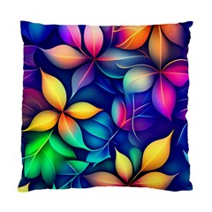 Ai Generated Artwork Leaves Nature Pattern Standard Cushion Case (one Side)