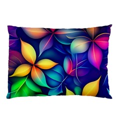 Ai Generated Artwork Leaves Nature Pattern Pillow Case