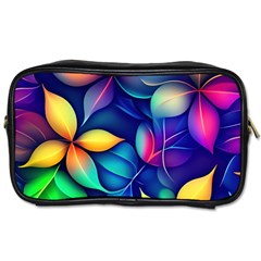 Ai Generated Artwork Leaves Nature Pattern Toiletries Bag (two Sides)