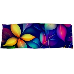 Ai Generated Artwork Leaves Nature Pattern Body Pillow Case Dakimakura (two Sides) by Jancukart