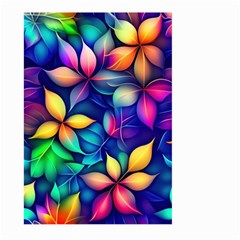 Ai Generated Artwork Leaves Nature Pattern Large Garden Flag (two Sides)