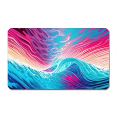 Tsunami Waves Ocean Sea Nautical Nature Water 6 Magnet (rectangular) by Jancukart