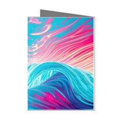 Tsunami Waves Ocean Sea Nautical Nature Water 6 Mini Greeting Cards (Pkg of 8)