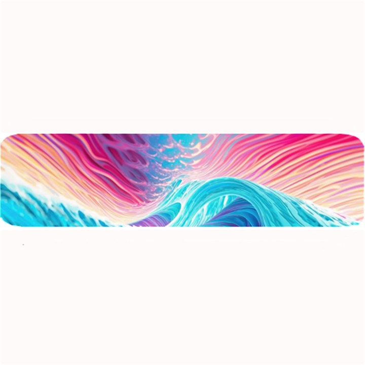 Tsunami Waves Ocean Sea Nautical Nature Water 6 Large Bar Mat