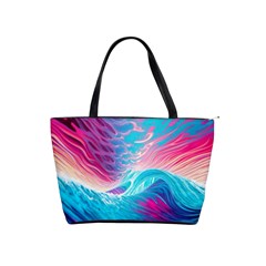 Tsunami Waves Ocean Sea Nautical Nature Water 6 Classic Shoulder Handbag by Jancukart