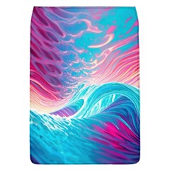 Tsunami Waves Ocean Sea Nautical Nature Water 6 Removable Flap Cover (L)