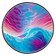 Tsunami Waves Ocean Sea Nautical Nature Water 6 Wireless Fast Charger(black)