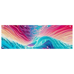 Tsunami Waves Ocean Sea Nautical Nature Water 6 Banner and Sign 9  x 3 