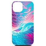 Tsunami Waves Ocean Sea Nautical Nature Water 6 iPhone 14 Black UV Print Case Front