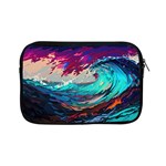 Tsunami Waves Ocean Sea Nautical Nature Water Painting Apple iPad Mini Zipper Cases Front