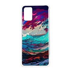 Tsunami Waves Ocean Sea Nautical Nature Water Painting Samsung Galaxy S20plus 6 7 Inch Tpu Uv Case by Jancukart