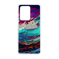 Tsunami Waves Ocean Sea Nautical Nature Water Painting Samsung Galaxy S20 Ultra 6 9 Inch Tpu Uv Case