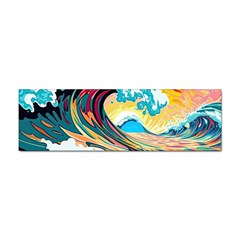 Waves Ocean Sea Tsunami Nautical 8 Sticker (bumper) by Jancukart