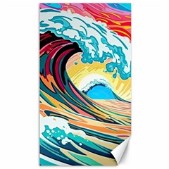 Waves Ocean Sea Tsunami Nautical 8 Canvas 40  X 72  by Jancukart