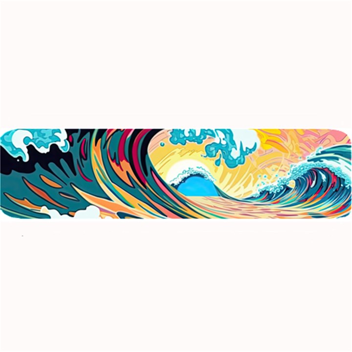 Waves Ocean Sea Tsunami Nautical 8 Large Bar Mat