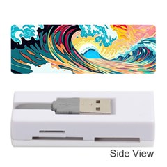 Waves Ocean Sea Tsunami Nautical 8 Memory Card Reader (stick) by Jancukart