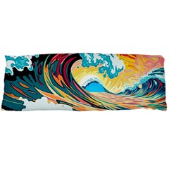 Waves Ocean Sea Tsunami Nautical 8 Body Pillow Case Dakimakura (two Sides) by Jancukart