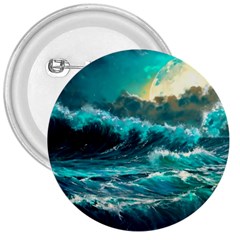 Tsunami Waves Ocean Sea Nautical Nature Water 5 3  Buttons