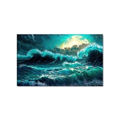 Tsunami Waves Ocean Sea Nautical Nature Water 5 Sticker (rectangular) by Jancukart