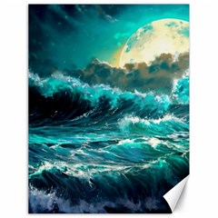 Tsunami Waves Ocean Sea Nautical Nature Water 5 Canvas 18  X 24  by Jancukart