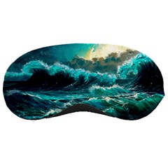 Tsunami Waves Ocean Sea Nautical Nature Water 5 Sleeping Mask by Jancukart