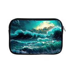 Tsunami Waves Ocean Sea Nautical Nature Water 5 Apple Ipad Mini Zipper Cases by Jancukart