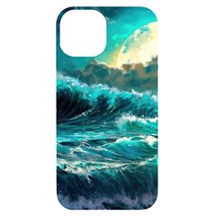 Tsunami Waves Ocean Sea Nautical Nature Water 5 Iphone 14 Black Uv Print Case