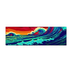 Tsunami Waves Ocean Sea Nautical Nature Water 9 Sticker Bumper (100 Pack) by Jancukart