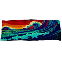 Tsunami Waves Ocean Sea Nautical Nature Water 9 Body Pillow Case Dakimakura (two Sides) by Jancukart