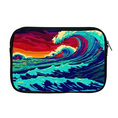 Tsunami Waves Ocean Sea Nautical Nature Water 9 Apple Macbook Pro 17  Zipper Case by Jancukart