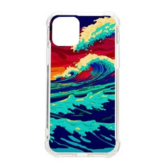 Tsunami Waves Ocean Sea Nautical Nature Water 9 Iphone 11 Pro 5 8 Inch Tpu Uv Print Case