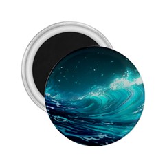 Tsunami Waves Ocean Sea Nautical Nature Water 7 2 25  Magnets by Jancukart