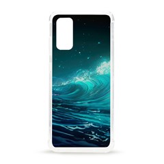 Tsunami Waves Ocean Sea Nautical Nature Water 7 Samsung Galaxy S20 6 2 Inch Tpu Uv Case by Jancukart