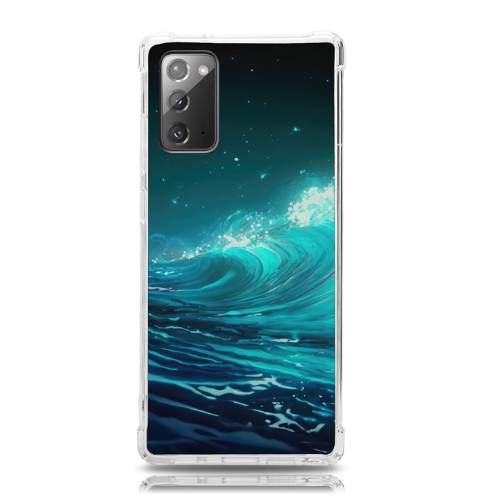 Tsunami Waves Ocean Sea Nautical Nature Water 7 Samsung Galaxy Note 20 TPU UV Case