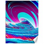 Tsunami Waves Ocean Sea Nautical Nature Water 3 Canvas 18  x 24  17.8 x23.08  Canvas - 1