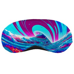 Tsunami Waves Ocean Sea Nautical Nature Water 3 Sleeping Mask by Jancukart