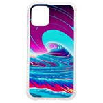 Tsunami Waves Ocean Sea Nautical Nature Water 3 iPhone 12 mini TPU UV Print Case	 Front