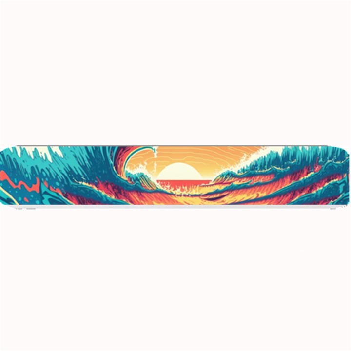 Waves Ocean Sea Tsunami Nautical 6 Small Bar Mat