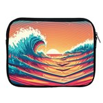 Waves Ocean Sea Tsunami Nautical 6 Apple iPad 2/3/4 Zipper Cases Front