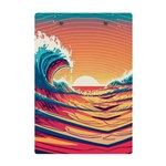 Waves Ocean Sea Tsunami Nautical 6 A5 Acrylic Clipboard Back