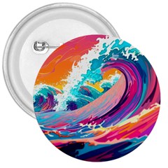 Tsunami Waves Ocean Sea Nautical Nature Water 2 3  Buttons