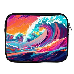 Tsunami Waves Ocean Sea Nautical Nature Water 2 Apple Ipad 2/3/4 Zipper Cases by Jancukart