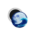 Waves Ocean Sea Tsunami Nautical 7 1.75  Magnets Front